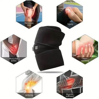 Cozy knee warmer: Portable heat relief