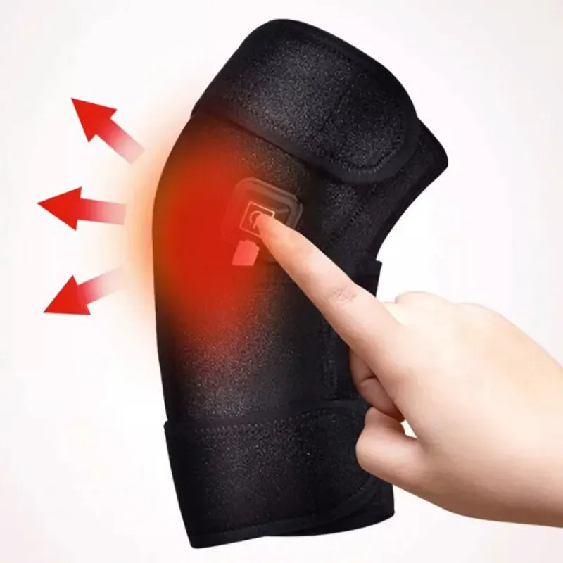 Cozy knee warmer: Portable heat relief