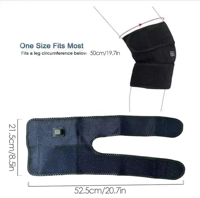 Cozy knee warmer: Portable heat relief