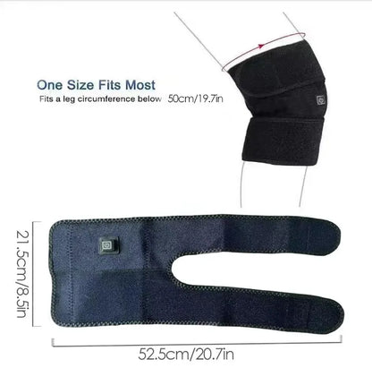 Cozy knee warmer: Portable heat relief