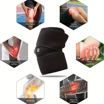 Cozy knee warmer: Portable heat relief