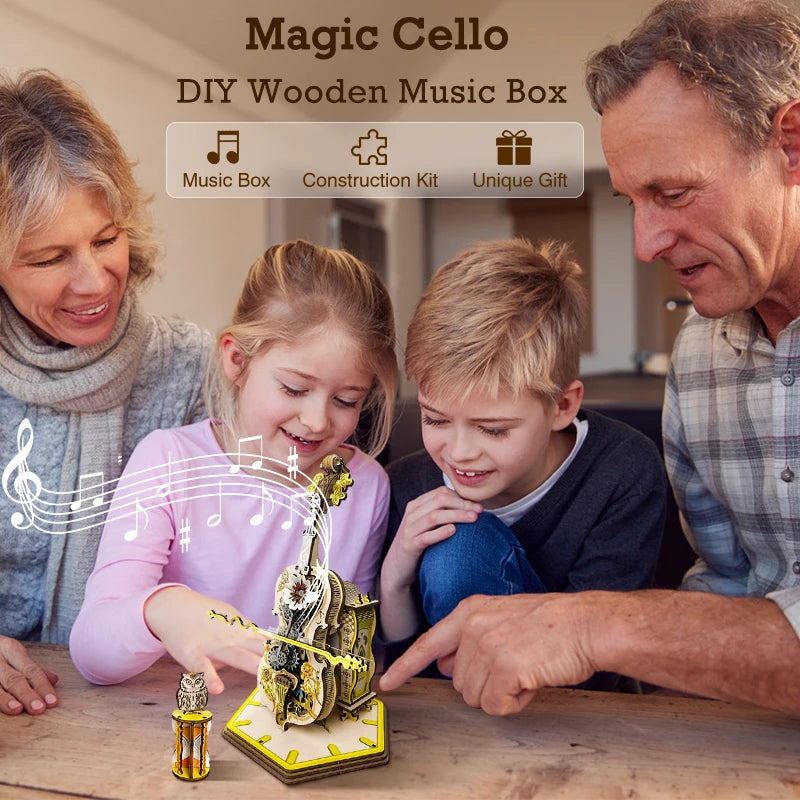 3D Puzzle Magic Cello