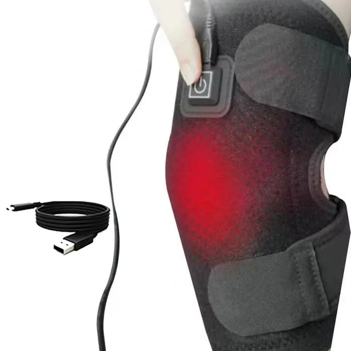 Cozy knee warmer: Portable heat relief