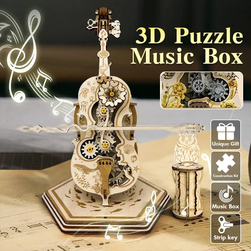 3D Puzzle Magic Cello